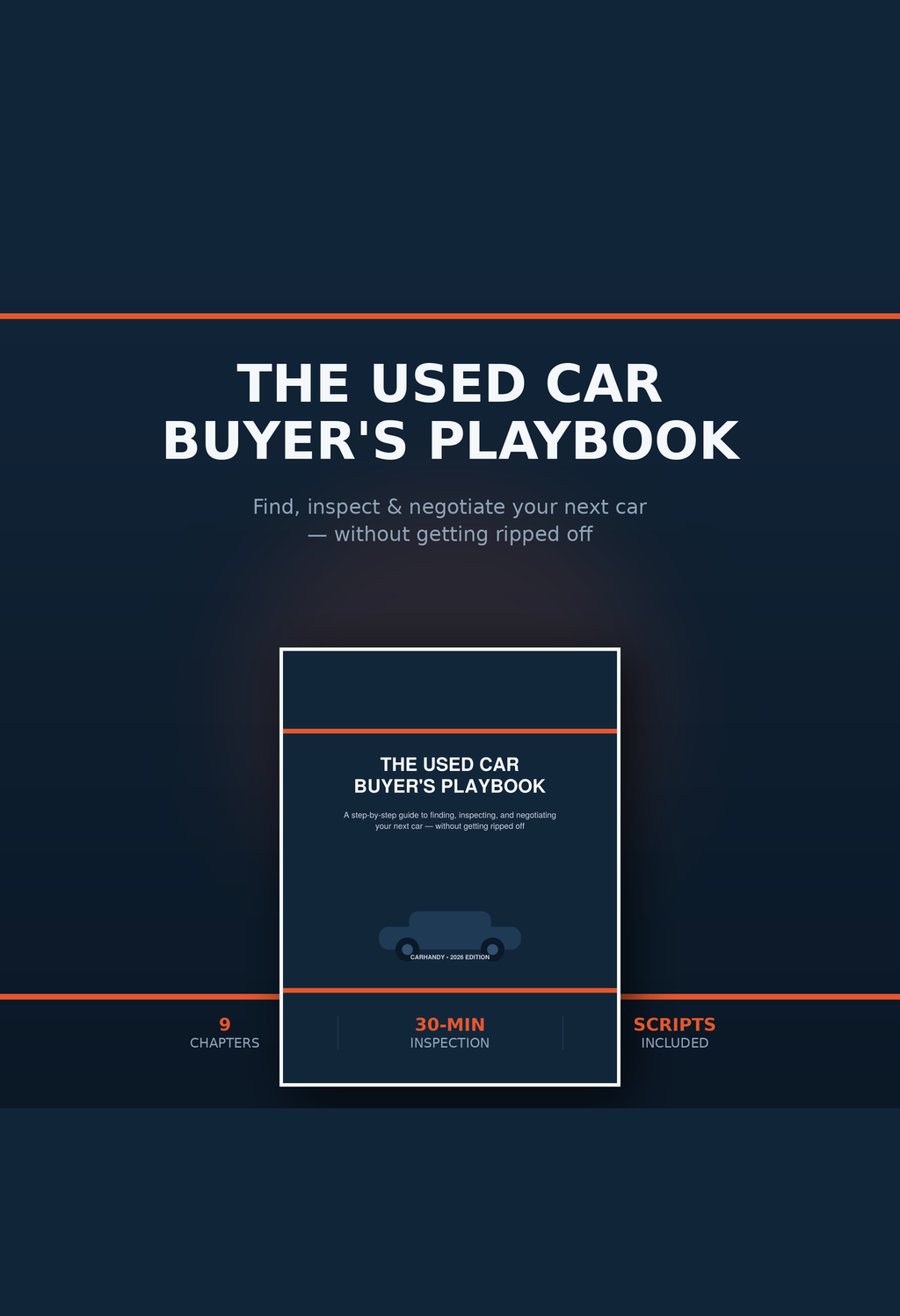 Carhandy - The Used Car Buyer's Playbook.