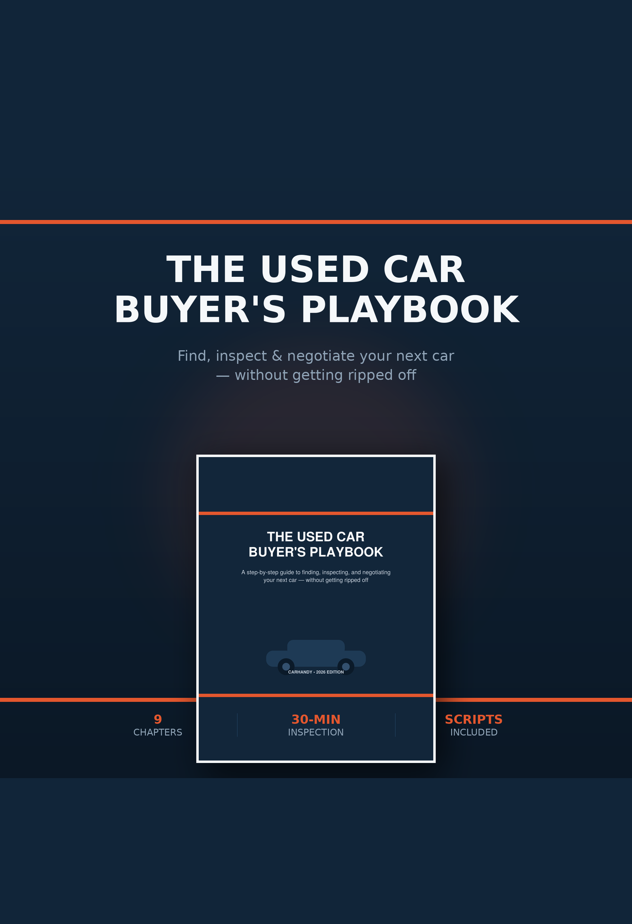Carhandy - The Used Car Buyer's Playbook.